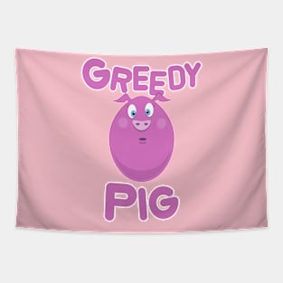 Greedy Pig Tapestry