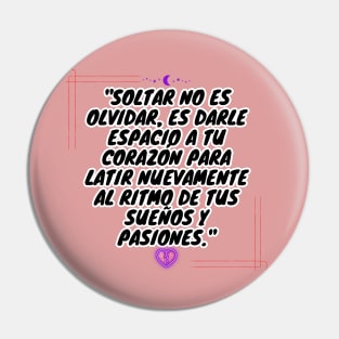 "Soltar no es olvidar, es darle espacio a tu corazón para latir nuevamente al ritmo de tus sueños y pasiones." 🕯️🔮 Pin