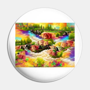 River of roses Pin