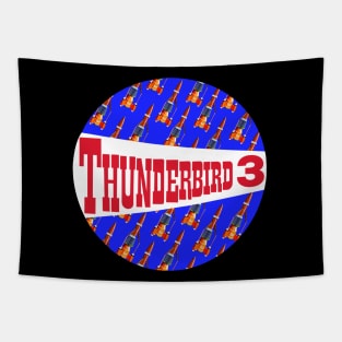 Thunderbird 3 Thunderbirds TV Original Series Alan Tracy Tapestry