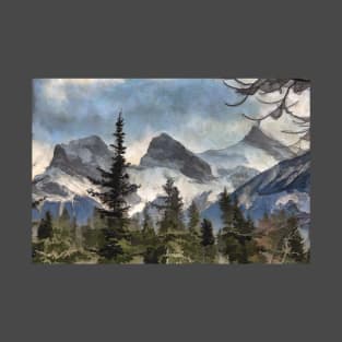 The Three Sisters - Canadian Rocky Mountains T-Shirt