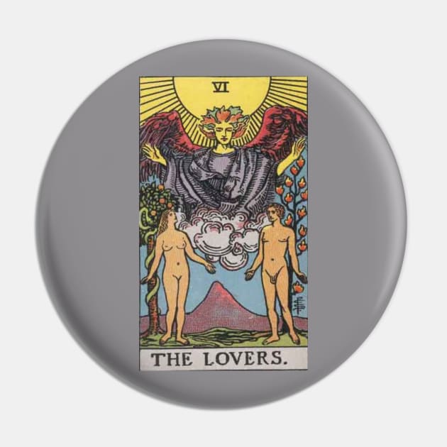 Tarot - VI The Lovers - Rider-Waite-Smith Deck Pin by Truth Or Lore