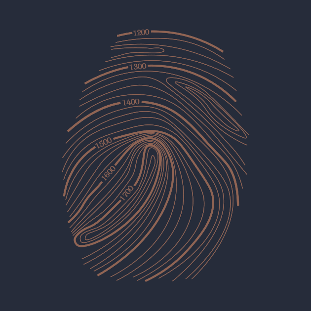 Topographic Fingerprint by Lakes City Design 