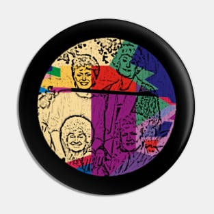 Wpap golden girls vintage Pin