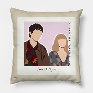 James and Alyssa The End of the F***ing World Pillow