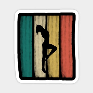 retro dance design Magnet