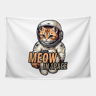 Astronaut cat Tapestry