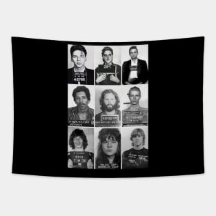 Celebrities Mugshot Tapestry