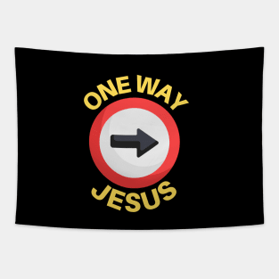 One Way Jesus | Christian Tapestry