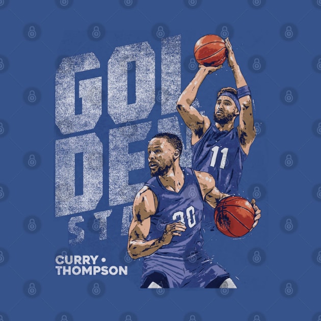 Steph Curry & Klay Thompson Golden State Duo by danlintonpro