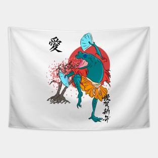 JAPANESE FROG Tapestry