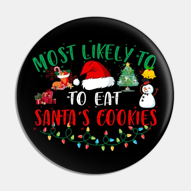 Eat Santa's Cookies Pin by Spit in my face PODCAST