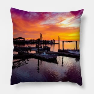 Shoreline Sunset Pillow