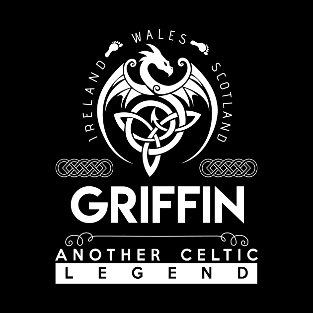 Griffin Name T Shirt - Another Celtic Legend Griffin Dragon Gift Item by harpermargy8920