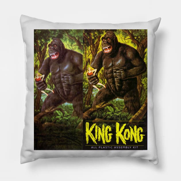 Aurora Monster Model Kit Pillow by DirtyD