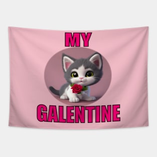 My galentines kitty Tapestry