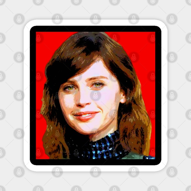 felicity jones Magnet by oryan80