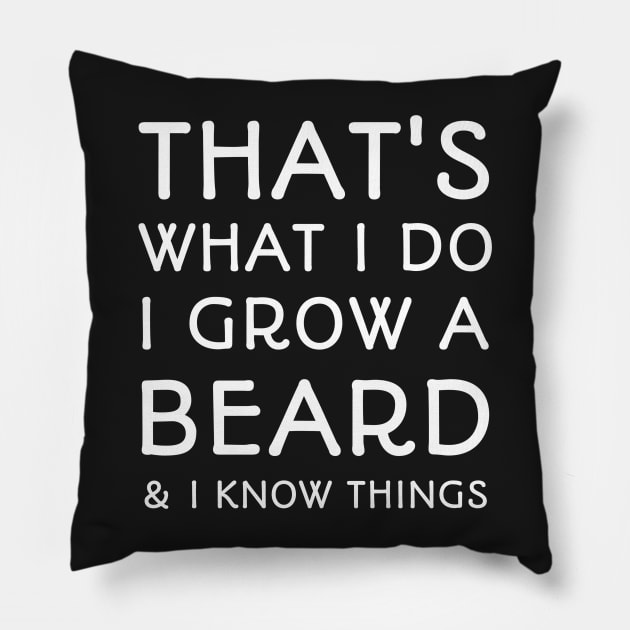 Best bearded teacher uncle owner Pillow by Printopedy