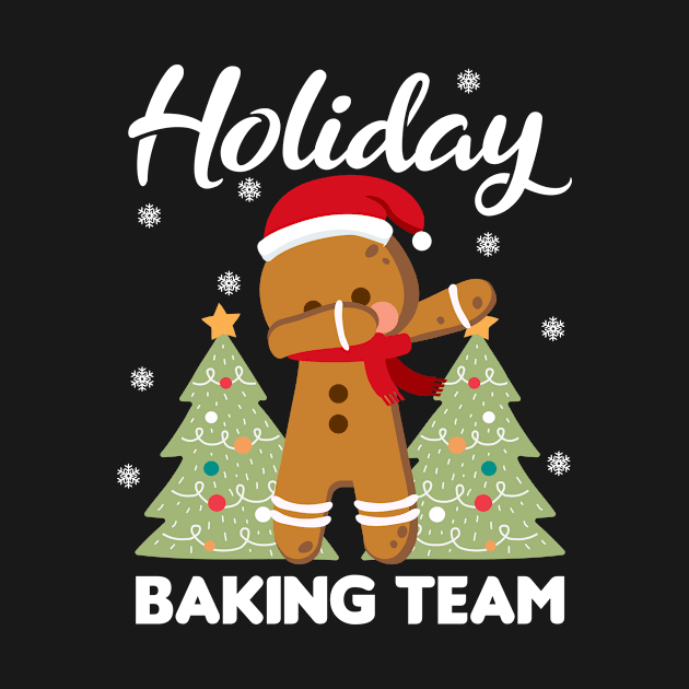 Holiday Baking Dabbing Gingerbread Christmas Gift by 2blackcherries