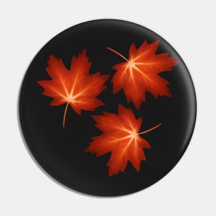 Autumn Maple Leaves Pin