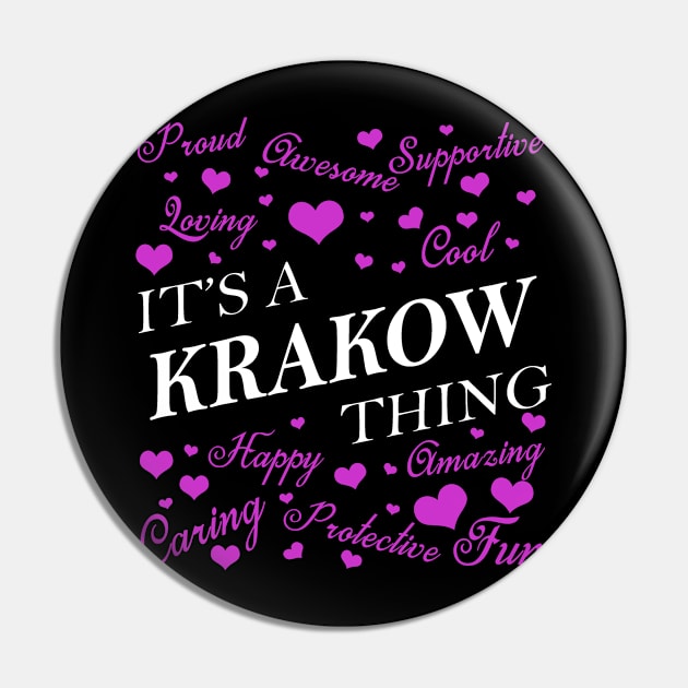 It's a KRAKOW Thing Pin by YadiraKauffmannkq