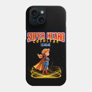 Super Hearo, Cochlear League | Cochlear Implant | Deaf Phone Case