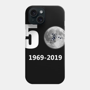 full moon 50th  anniversary 20  july 2019 Satellite a night usa gift man women Phone Case
