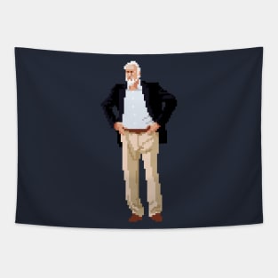 Gregg Popovich Pixel Standing Tapestry