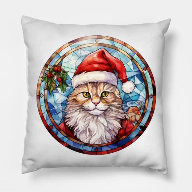 Christmas cat Pillow by Maison de Kitsch