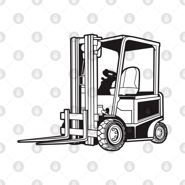 Forklift by pmuirart