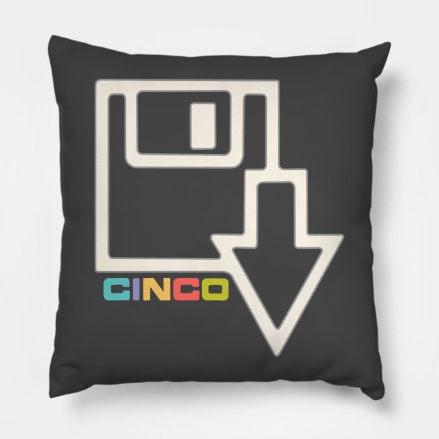 Cinco The MIDI Organizer Icon Pillow by gigglelumps