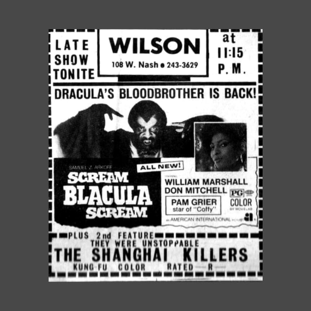 Late Show Dracula's Bloodbrother Blacula by greenporker