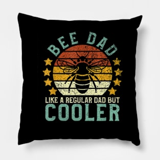 Bee Dad Honey Beekeeper Beekeeping Father Day Pillow