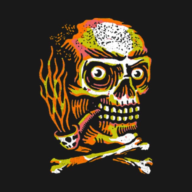 SMOKING SKULL by THE HORROR SHOP