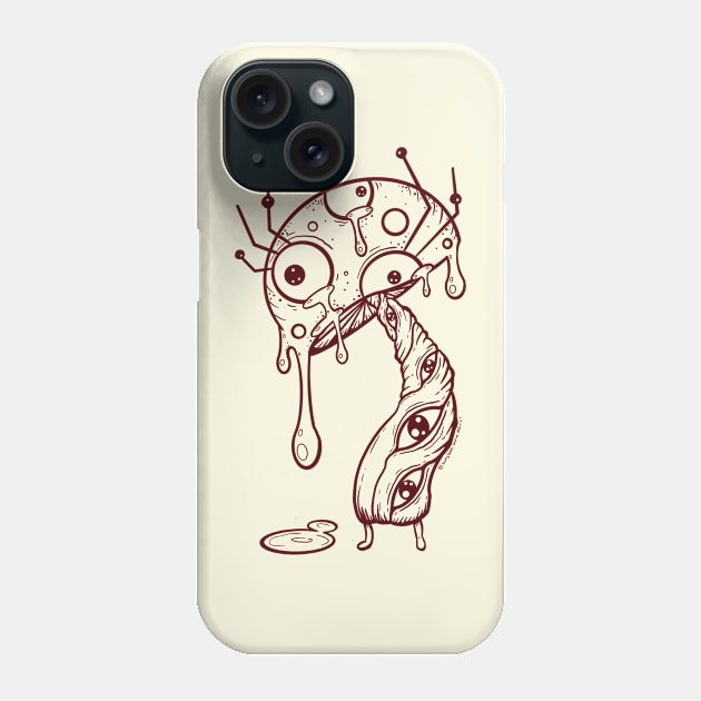 Mushroom Lineart Phone Case by BunnyBees Studios