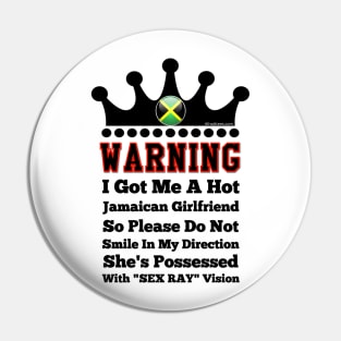 Hot Jamaican Girlfriend Pin