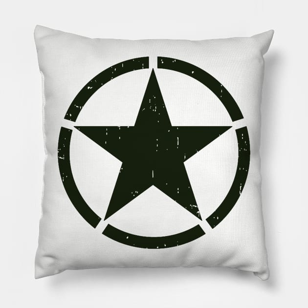 United States Military Vehicle Mark Pillow by Distant War