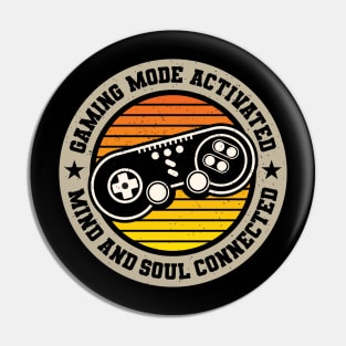 Gaming mode activated Pin