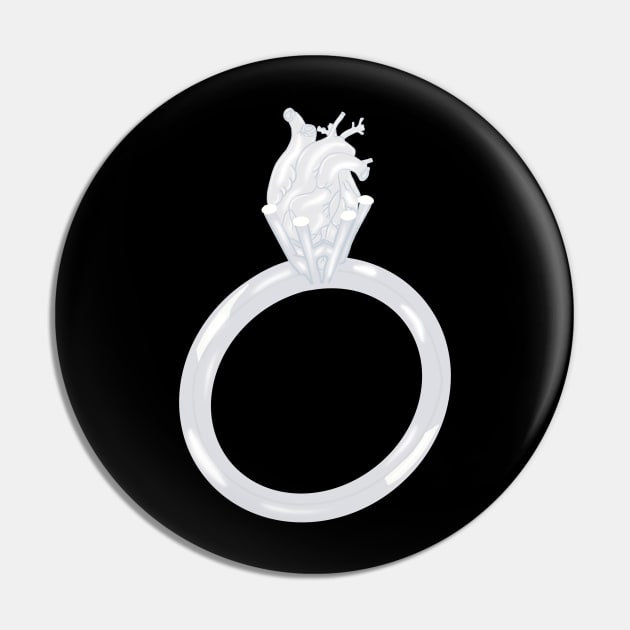 Engagement Design Pin by Carries Design 