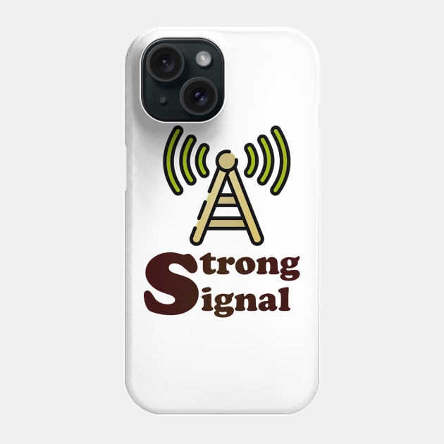 strong signal Phone Case by Ria_Monte