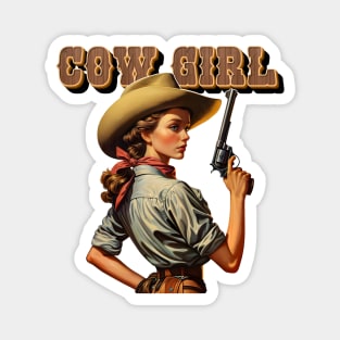 Cowgirl Magnet