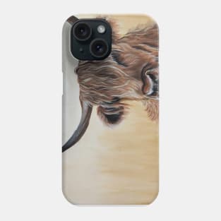 Highland cow Phone Case