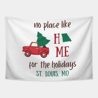 St. Louis, Missouri Home for the holidays Christmas Tapestry