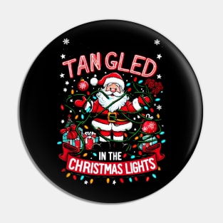 Tangled Santa Claus Pin