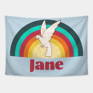 Jane- Vintage Faded Style Tapestry