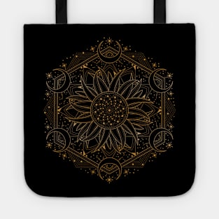 Flower Of Life | Crescent Moon Tote