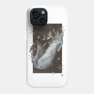 Winter Wolf Poster Phone Case