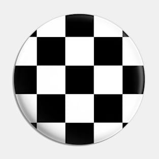 Black and white Pin