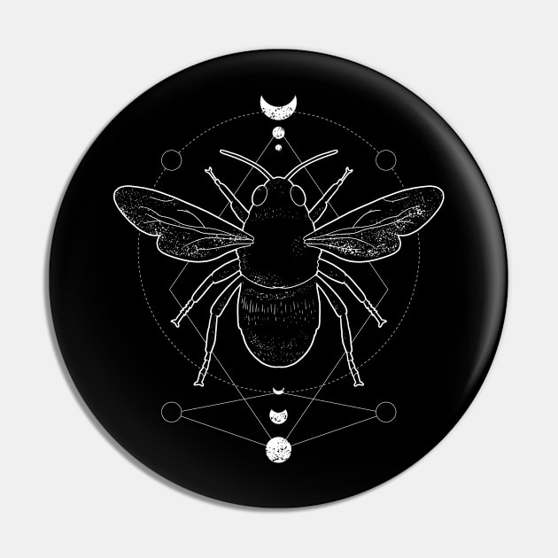 Geometric Bee Pin by LAPublicTees