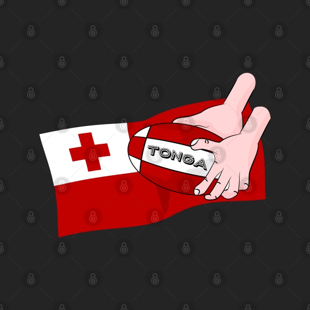 Tonga Rugby Flag by mailboxdisco